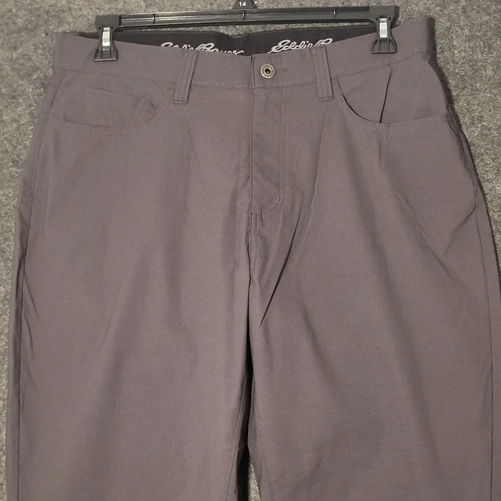 Eddie Bauer First Ascent Guide Pro Pants Mens Gray Hiking Outdoor Stretchy 34x30